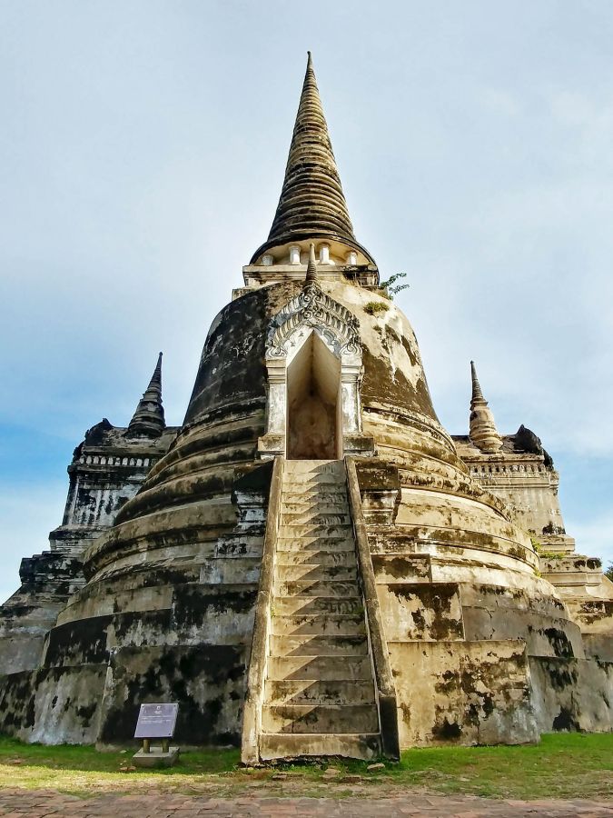 detail dun chedi au wat phra that si sanphet ayutthaya