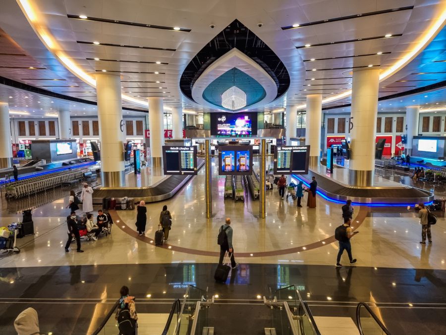 hall arrivee aeroport mascate oman