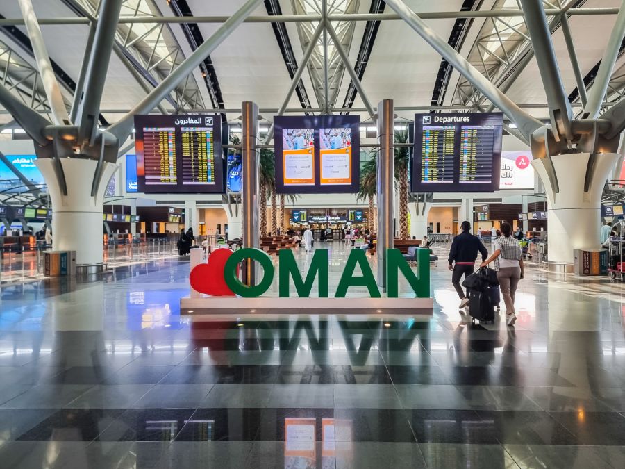 interieur aeroport mascate oman