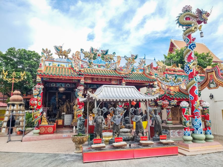 sanctuaire chinois wat phanan choeng ayutthaya