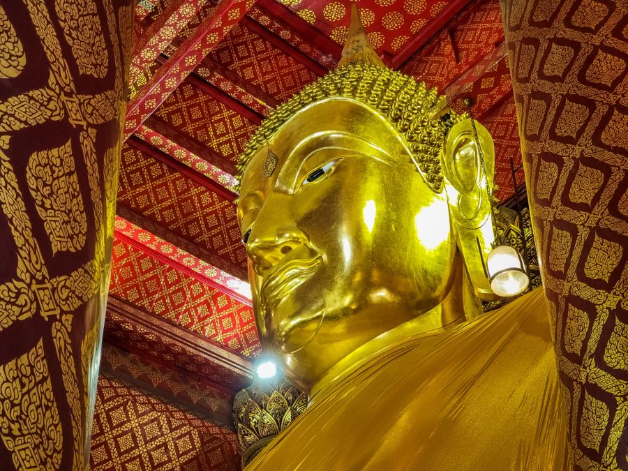 tete bouddha phra chao phanan choeng ayutthaya