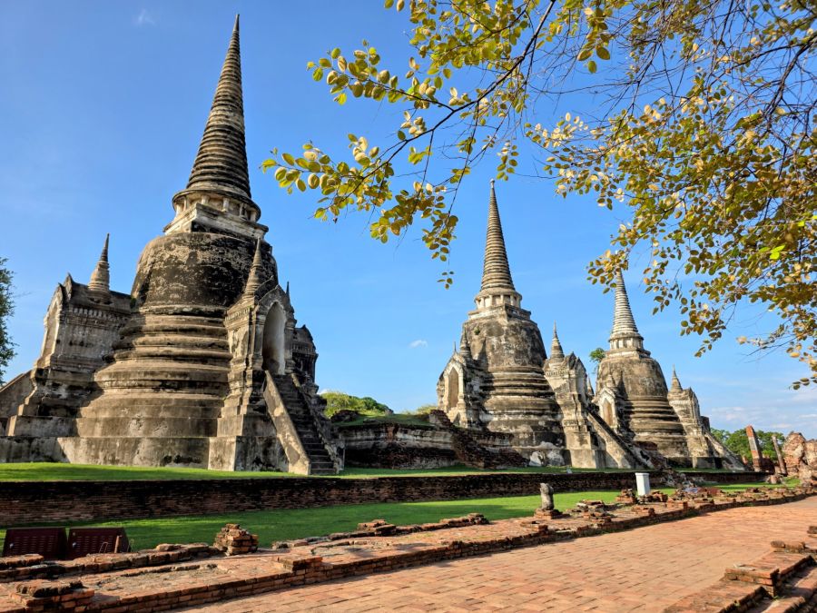 triple chedis du wat phra si sanphet ayutthaya