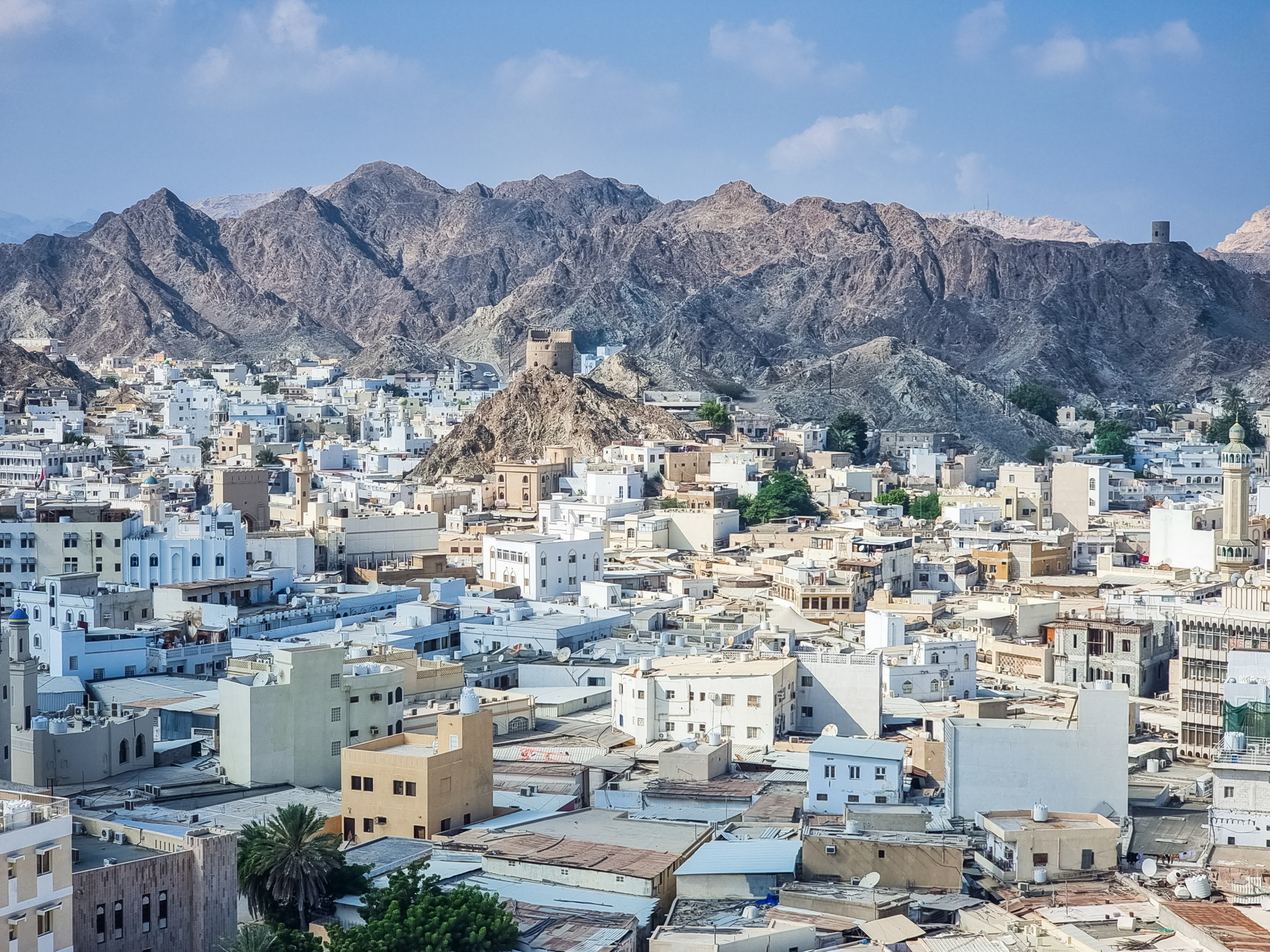 vue globale de mutrah oman