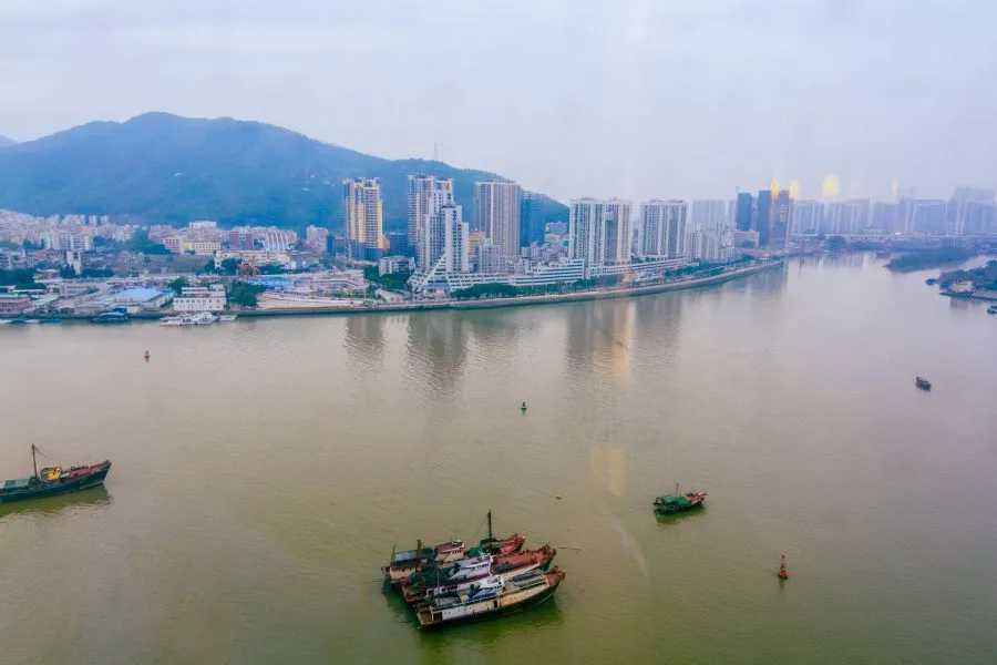 view from sofitel macau at ponte 16 room