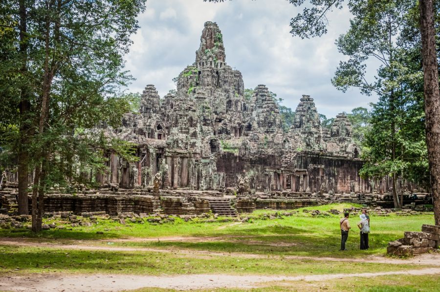 temple bayon cité angkor thom - cambodge temple bayon cité angkor thom cambodge