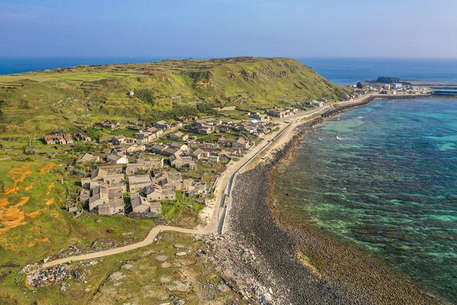 vue sur île Penghu - Taiwan