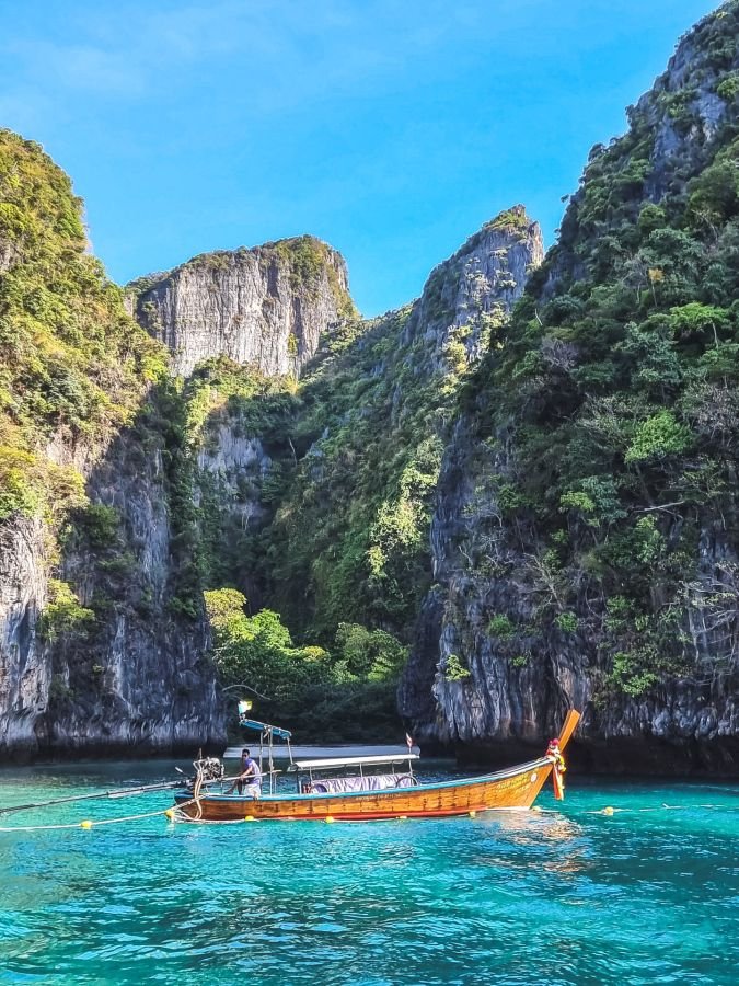 bateau longue queue a pi leh ko phi phi leh