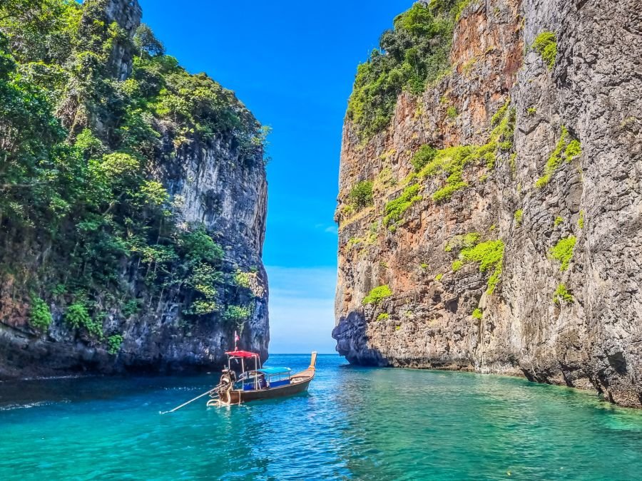 passage vers wang long bay excursion journee ko phi phi