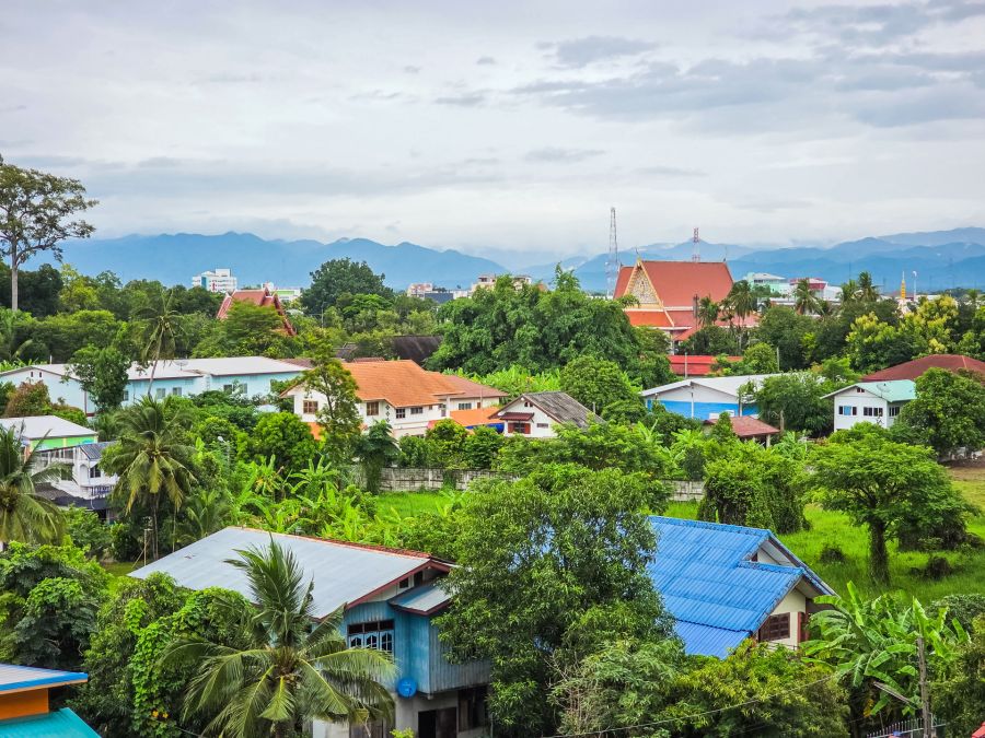 vue sur la ville de phetchabun