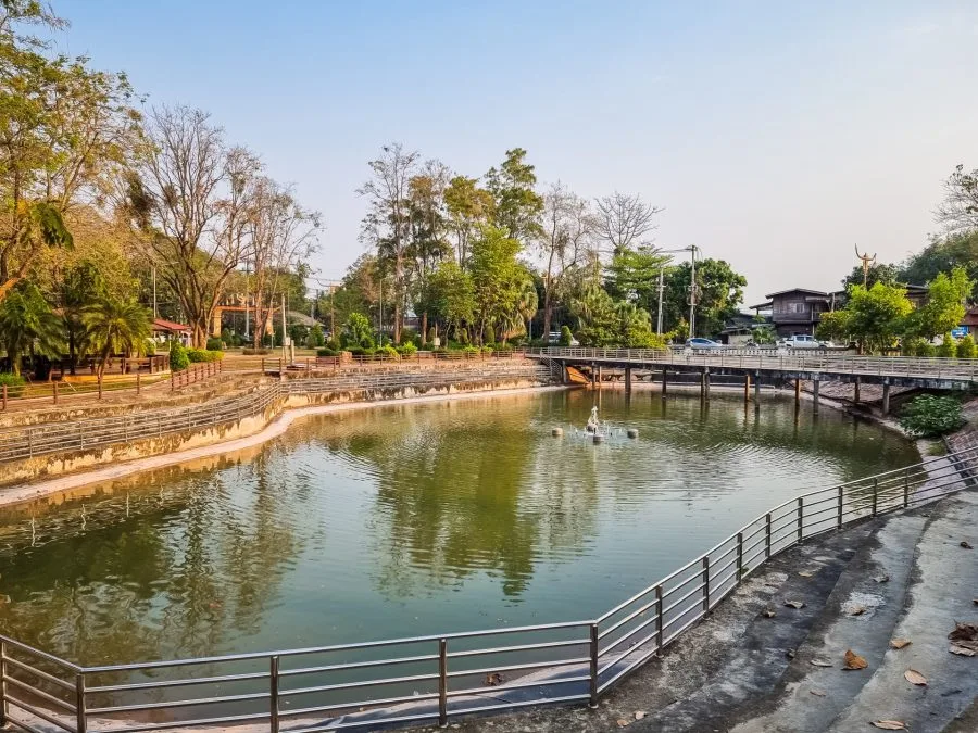 si mueang park in nan thailand