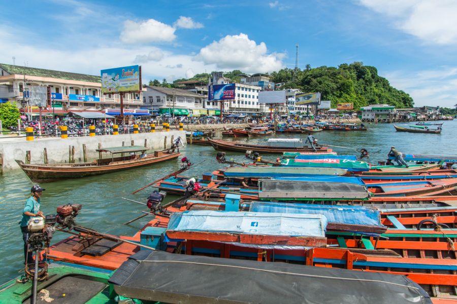 activités au port de kawthaung birmanie