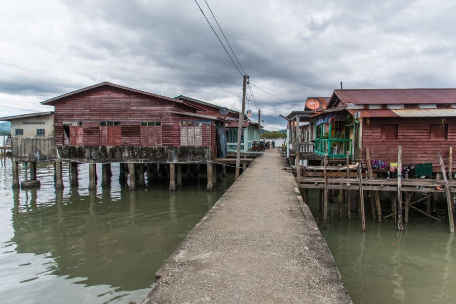 allee beton village île tonton kawthaung birmanie