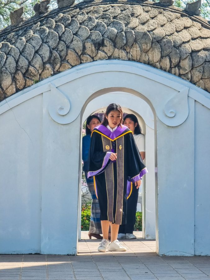 arche sous naga du wat phumin de nan thailande
