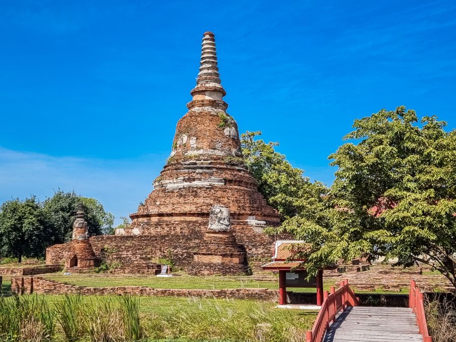 chedi du wat chakkrawat ayutthaya