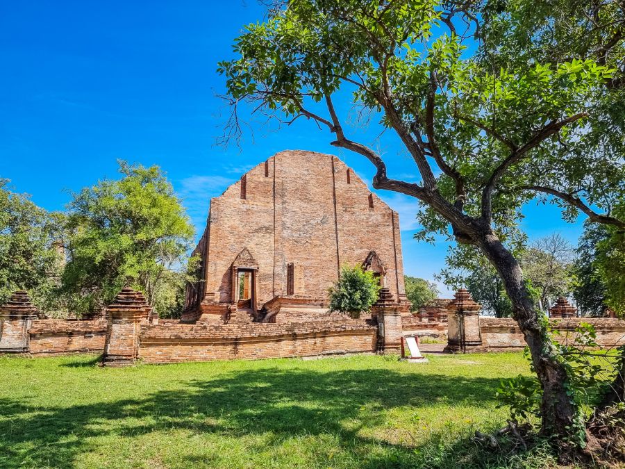 facade arriere au wat maheyong ayutthaya