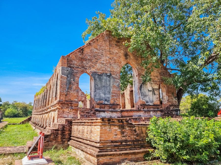 facade de la residence tamnak kammalian au wat kudi dao