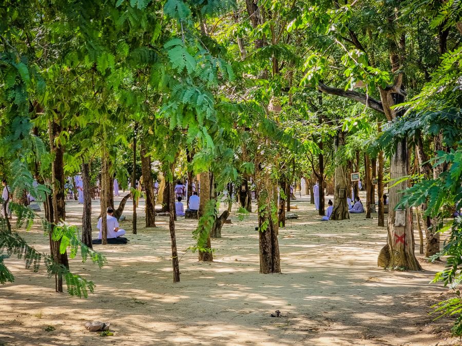 retraite meditative au wat maheyong moderne ayutthaya