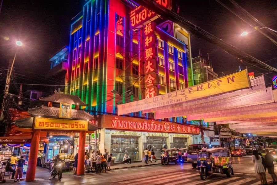 lumiere nuit chinatown bangkok