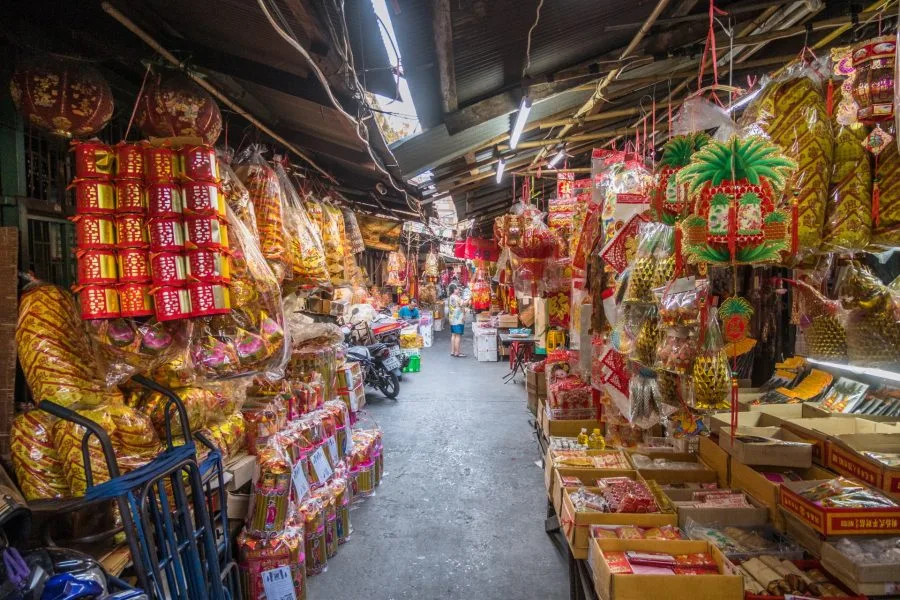 in the small street Soi Charoen Chai 2 Chinatown Bangkok