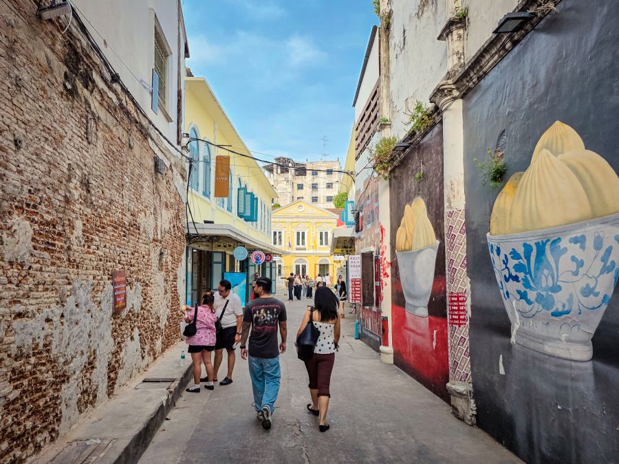 ruelle de la mosquee luang kocha song wat bangkok chinatown