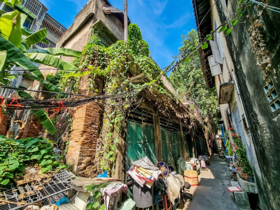 ruelle jouxtant mosquee avant renovation song wat bangkok