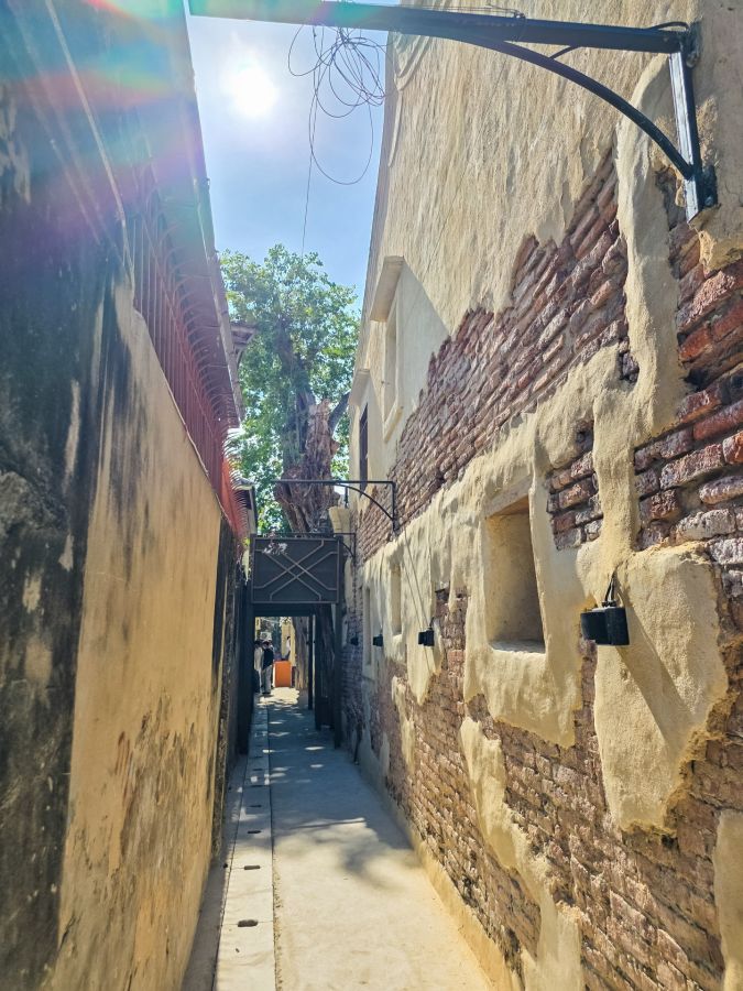 ruelle proche mosquée apres renovation song wat bangkok