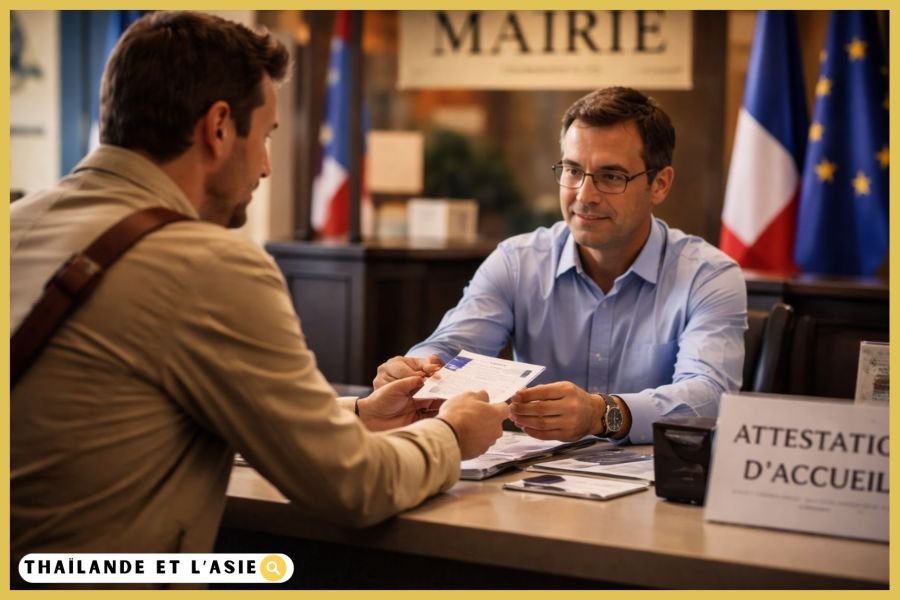 attestation daccueil copine thai