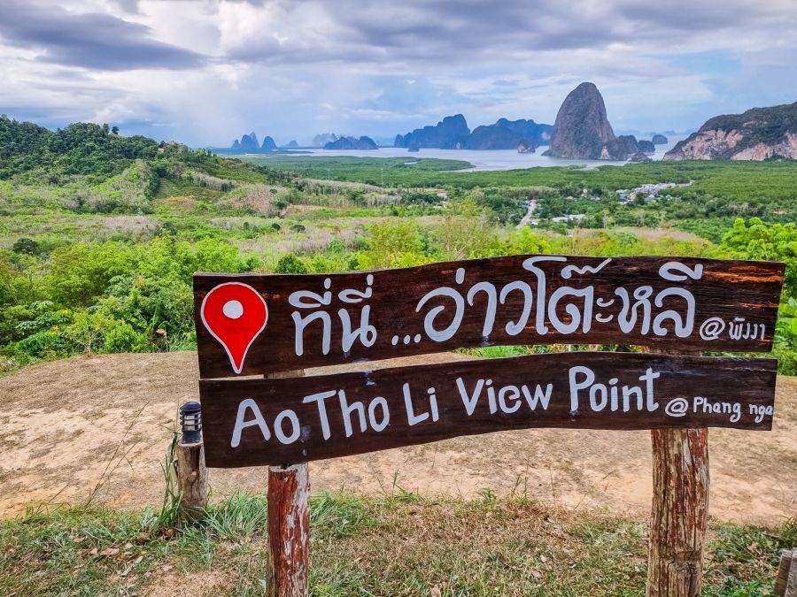 ao tho li view point phang nga thailande