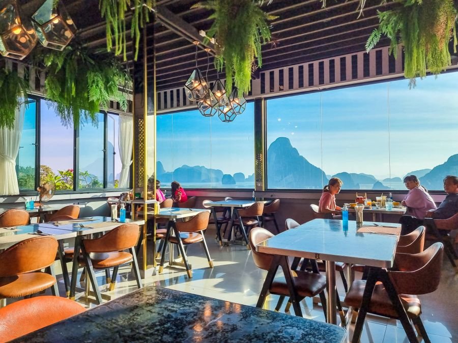 restaurant au sametnangshe boutique phang nga thailande