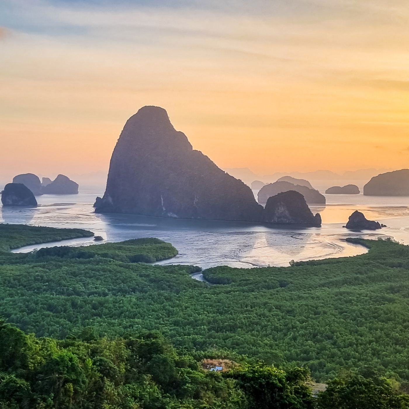 Samet Nangshe et les points de vue sur la baie de Phang Nga