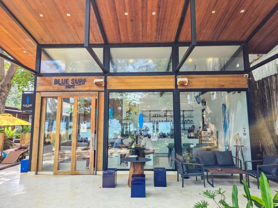 blue surf cafe plage de sichon nakhon si thammarat