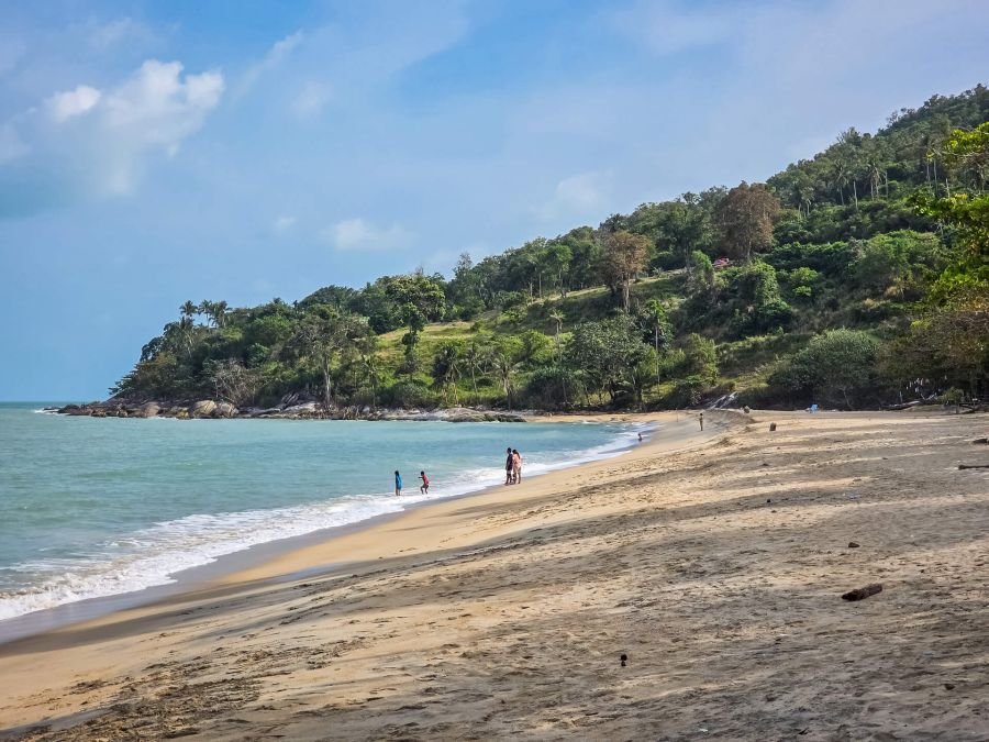 phlai dam beach khanom thailande
