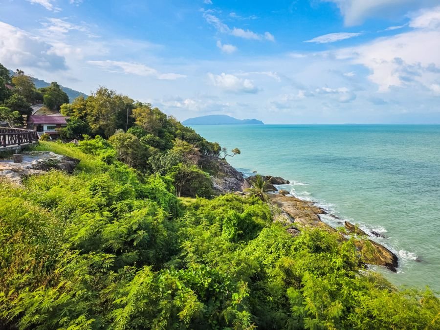 point de vue nord au sichon khanom road viewpoint