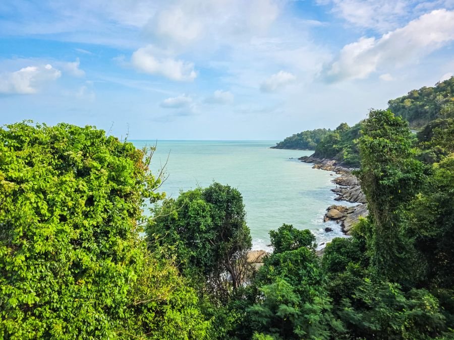 point de vue sud au sichon khanom road viewpoint