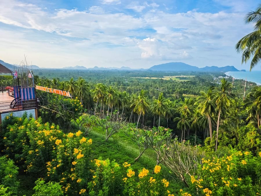 point de vue sur khanom nakhon si thammarat thailande