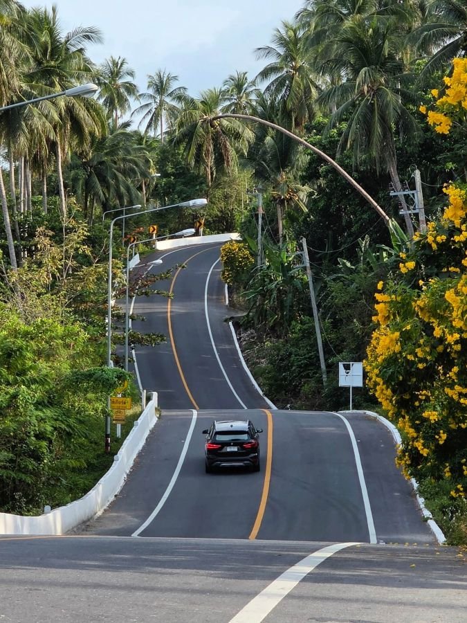 spot photogénique route panoramique entre sichon et khanom nakhon si thammarat
