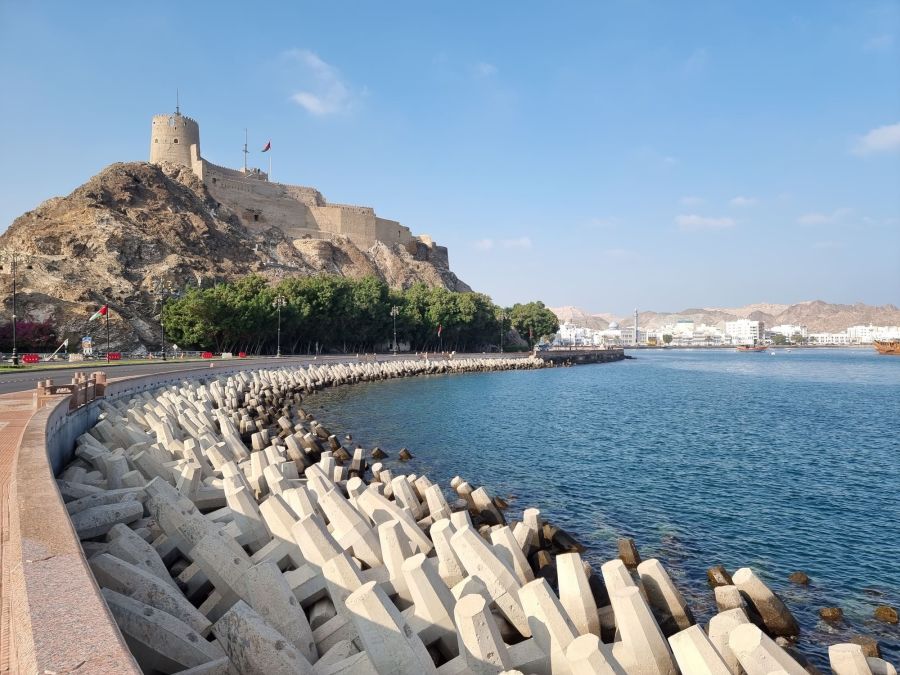 balade le long de mutrah corniche oman