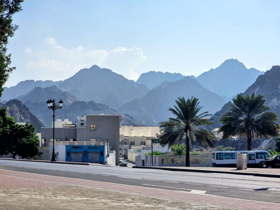 montagne entourant sidab oman