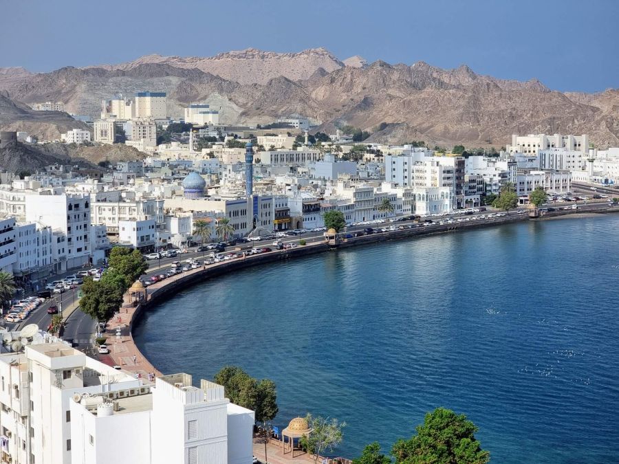 vue sur mutrah corniche mascate oman
