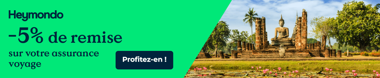 Heymondo : 5 % de remise sur votre assurance voyage