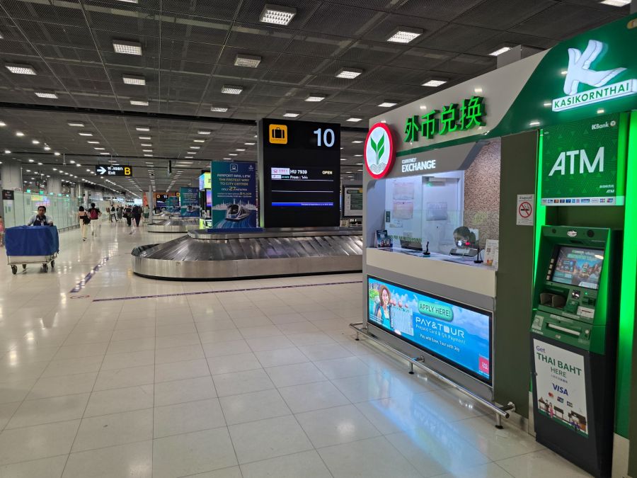 exchange kasikorn bank aeroport suvarnabhumi bangkok