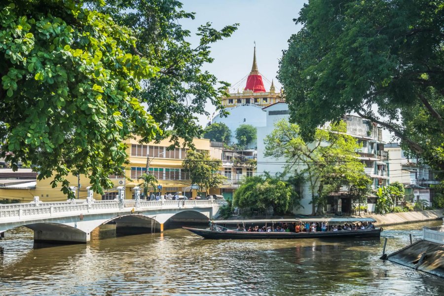 photo recente pont phan fa wat saket bangkok